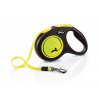 Flexi New Neon páska M 5 m max. 25 kg žlté