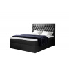 Čalúnená posteľ boxspring TOMIO + úložný priestor + vrchný matrac - jasmine 100 / 200x200