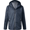 James & Nicholson Bunda JN 1154 3v1, zateplená, pánská COT02115438401-navy/silver S Modrá tmavá/stříbrná