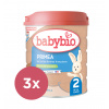 3x BABYBIO PRIMEA 2 dojčenské bio mlieko 800 g