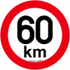 Obmedzenie rýchlosti 60 km retroreflexné pr. 200 mm