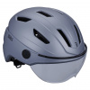 BBB BHE-57 Move, Grey matt Veľkosť: L (55-61cm) Prilba so sklopným zorníkom na E-Bike/ kolobežku