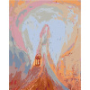 Maľovanie podľa čísel – Anjeli od Lenky – Hope angel, 80 × 100 cm, bez rámu a bez napnutia plátna 8596530036227