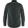 Košeľa Fjällräven Övik Flanel Shirt M Dark Grey - M