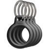 1x4 Belkin Key Ring for Apple AirTag, black MSC001btBK