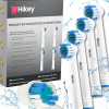 NÁHRADNÉ HLAVICE PRE ELEKTRICKÚ ZUBNÚ KEFKU ORAL-B BRAUN SADA 4 KUSY NÁHRADA
