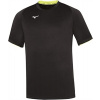 MIZUNO Core Short Sleeve Tee Jr/Black/Yellow Fluo/128