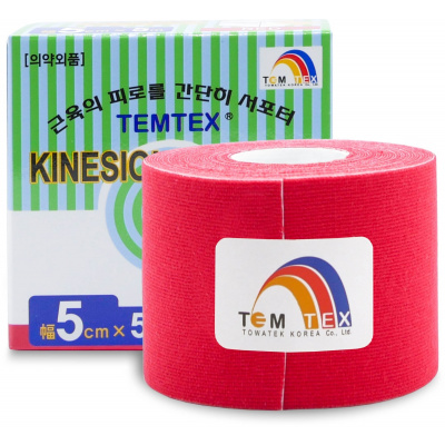 Tejp TEMTEX tape Classic červený 5 cm (8809095690224)