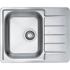 Alveus LINE 110 MAX vstavaný nerez drez 615x500x190 mm,odkvap. plocha,Satinasifón 1144603