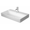 DURAVIT DuraSquare umývadlo do nábytku s otvorom, bez prepadu, spodná strana brúsená, 800 x 470 mm, biela, 2353800071