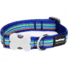 Obojok RD 20 mm x 30-47 cm - Horizontal Stripes Navy