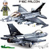 Kocky F16 FALCON sokol Lietadlo Stíhačka PILOT Figurka + LEGO ZBRAŇ