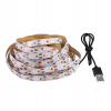 Jednosmerné 5V USB LED svietidlo na pestovanie plného svetelného pásika pre sadenice zeleninových kvetov 1,5 m (LED Grow Light, pásik, USB 5V SMD 2835 LED čip, Phyto lampa pre 1,5M)