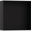 HANSGROHE XtraStoris Minimalistic výklenok do steny bez rámu, 300 x 300 x 100 mm, matná čierna, 56073670