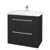 Dreja Umývadlová skrinka BIG INN SZZ2 80 - N03 Graphite / Úchytka T03 / N03 Graphite