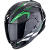 SCORPION prilba na motocykel EXO-491 KRIPTA (čierna/zelená/biela), veľ. M
