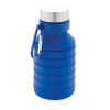 Nepriepustná silikónová skladacia fľaša (550 ml) , Black Farba: Blue