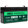 Green Cell AGM13 batéria do UPS Sealed Lead Acid (VRLA) 6 V 1,3 Ah (AGM13)