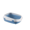STEFANPLAST QUEEN 55x71x24,5cm extra veľká toaleta s rámom biela/nebesky modrá (STEFANPLAST QUEEN 55x71x24,5cm extra veľká toaleta s rámom biela/nebesky modrá)