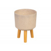 Strend Pro Garden 255626 Květináč , barva Bambusové vlákno, 20x20x26 cm