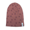 LODGER Čiapočka Beanie Print Rib - Rosewood 1 - 2 roky