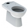 Geberit Selnova WC-kombi misa, Zvislý odpad, 665x356mm, Uzavretý tvar, Biele, oblé GEB 500.151.01.1