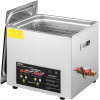 VEVOR digitálna ultrazvuková čistička 10L s časovačom 330x270x275 mm strieborná