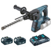 Makita Aku kladivo Li-ion LXT 2x18V/5,0 Ah, Makpac DHR263PT2J