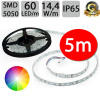 HomePRO Pás-5m RGB LED pásik vodeodolný 60 SMD5050/m, 14.4W/m, IP65