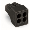 WAGO Svorka 773-514 Instalační PUSH WIRE® pro plné a vícedrátové vodiče max. 2,5 mm², černá