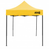 Aga – Nožnicový stánok bez bočníc, 2 × 2 m, žltý