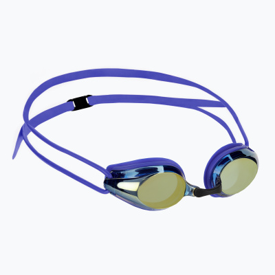 Detské plavecké okuliare arena Tracks JR Mirror blueyellowcopper/blue/blue
