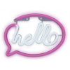Forever RTV100232 HELLO neónové LED svetlo ružová 290x23x290 mm