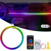 Ambient LED osvetlenie RGB Interiér auta Optický kábel Autá