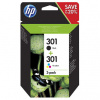 Hewlett-Packard HP originál ink N9J72AE, HP 301, black/color, blister, 190/165str., 2-pack N9J72AE#301