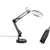 Blow 44-169# Stolná LED lampa lb-23 čierna s lupou