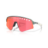 OAKLEY Sutro Lite Sweep Pacific Trail Collection Matte Silver/Blue Colorshift w/Prizm Trail Torch Športové cyklistické okuliare