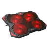 C-TECH Chladící podložka pro ntb Zefyros (GCP-01R), casual gaming, 17,3