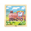Viga puzzle lokomotíva 9ks