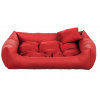 ELEGANT obdĺžnikový pelech pre psa, červený - 130 cm x 110 cm