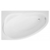 Polimat Marea rohová vaňa 150x100 cm ľavostranné biela 00295