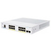 Cisco switch CBS250-16P-2G (16xGbE,2xSFP,16xPoE+,120W,fanless) - REFRESH CBS250-16P-2G-EU-RF