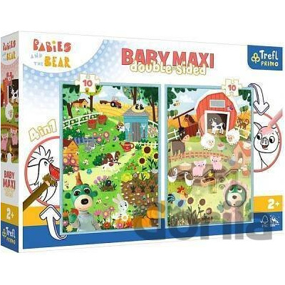 Puzzle Baby MAXI 2x10 - Deti a Medveď - Trefl