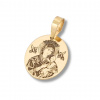 Anno Domini Zlatý oválny medailón Matka ustavičnej pomoci Farba zlata: Biele