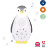Usínáček ZAZU - Tučniak ZOE šedý - musicbox s bezdrôtovým reproduktorom (635292894398)