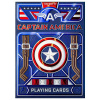 Captain America - Theory11 hracie karty Kapitán Amerika NOVINKA