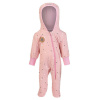 Little Angel Overal podšitý BIO DR Outlast® Sv. ružová hviezdičky/ružová baby Veľ. 62