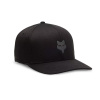 Fox Racing Fox Head Tech Flexfit Hat, pánska šiltovka - Black/Charcoal Veľkosť: S/M