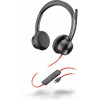 HP Poly Blackwire 8225 Microsoft Teams Certified USB-C Headset Slúchadlá s mikrofónom Kábel Pres hlavu Kancelária / call centrum USB Typ-C Čierna (772K5AA)