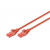 DIGITUS Digitus DK-1617-100/R sieťový kábel Červená 10 m Cat6 U/UTP (UTP) (DK-1617-100/R)